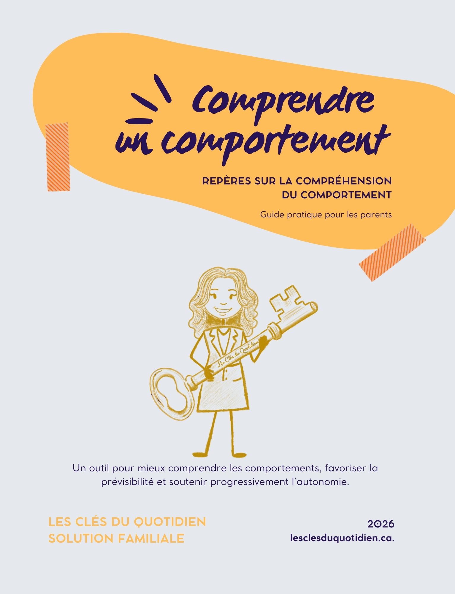 Couverture du guide « Comprendre un comportement » — Les Clés du Quotidien