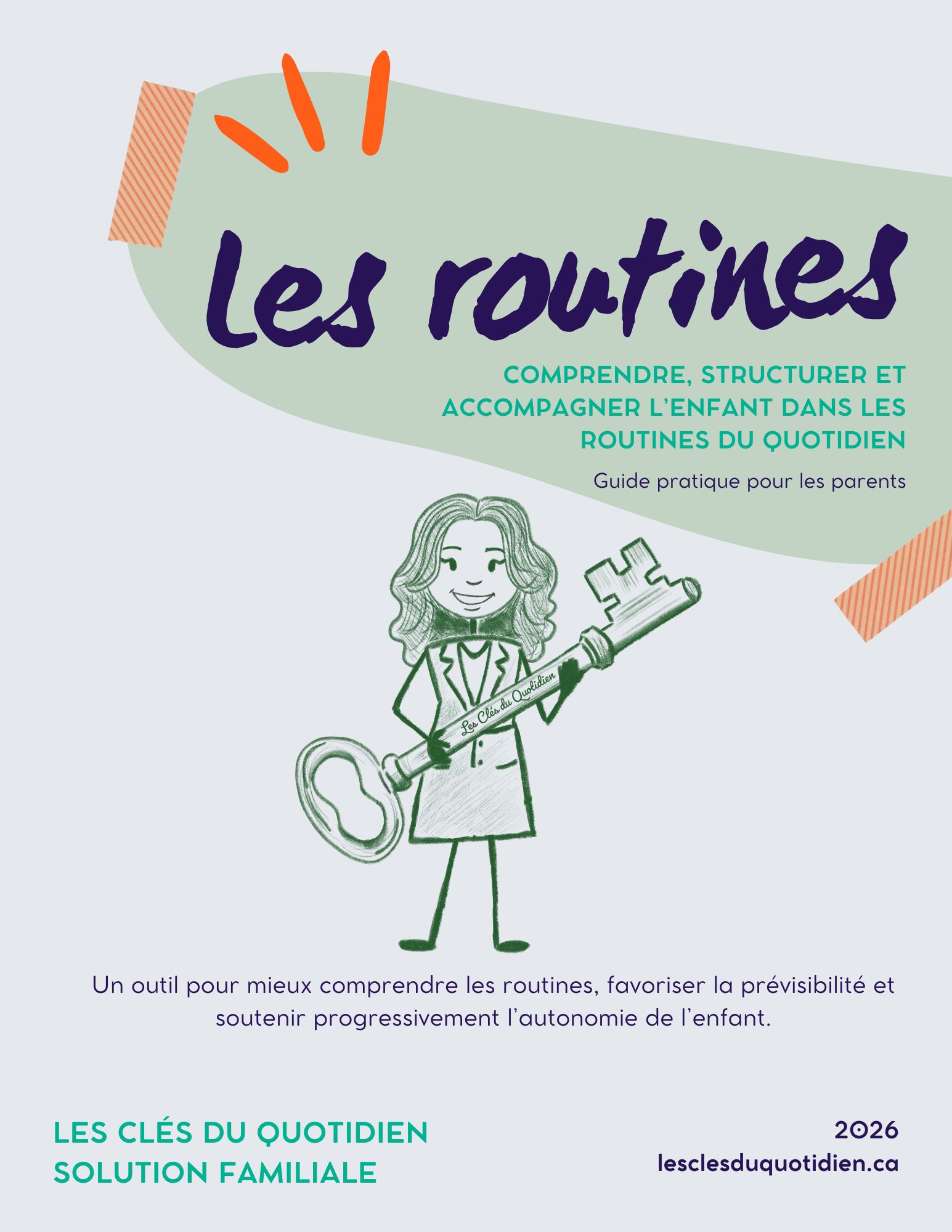Couverture du guide « Les routines » — Les Clés du Quotidien