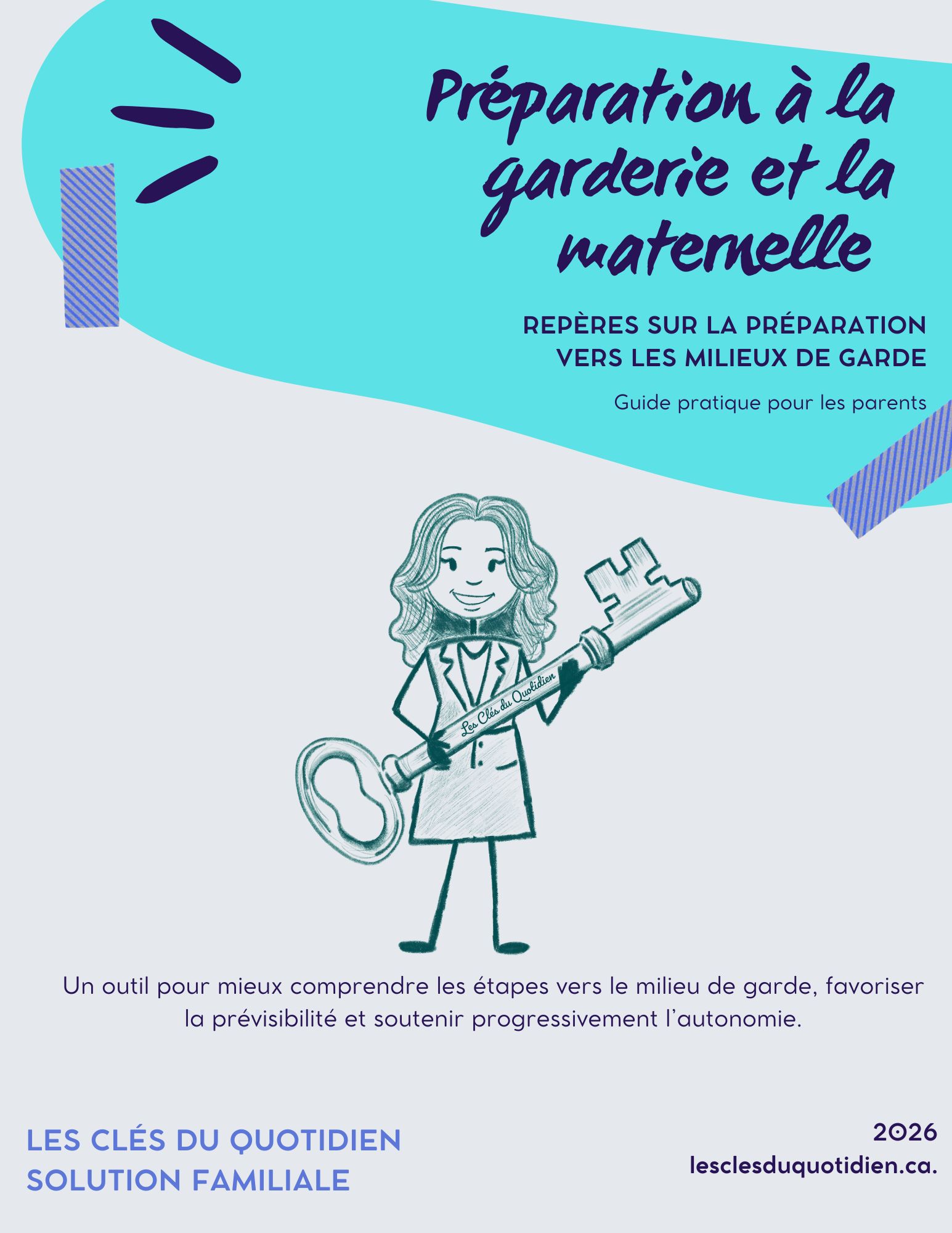 Couverture du guide à venir « Préparation à la garderie »